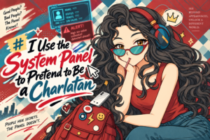 I Use the System Panel to Pretend to Be a Charlatan Cover